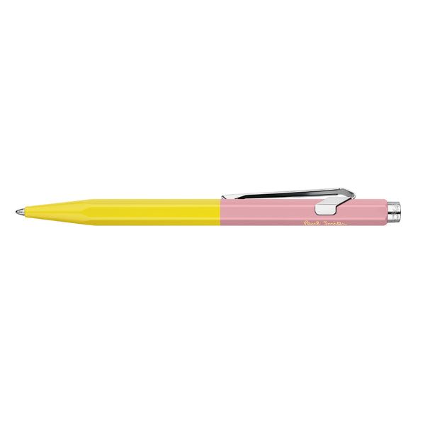 849™ PAUL SMITH Chartreuse Yellow & Rose Pink Ballpoint Pen – Special Edition