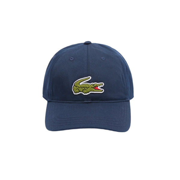 Crocodile Badge Cotton Twill Cap