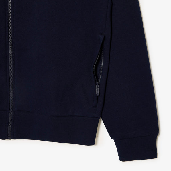 Zip-Up High Neck Fleece Sweatshirt | Men