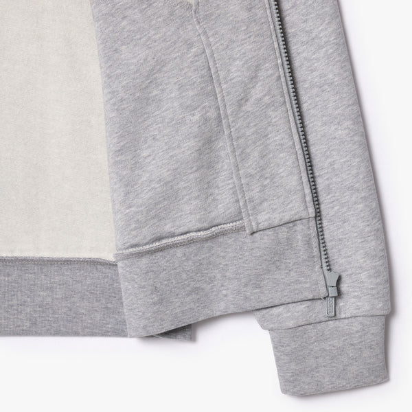 Zip-Up High Neck Fleece Sweatshirt | Men