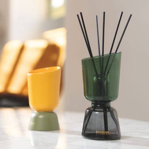 Iconic Color Refillable scented Initial candle 220g Ambre