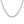 Classic Baguette Center Silver Choker