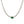 Classic Baguette Center Silver Choker