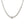 Classic Pear Center Tennis Silver Choker