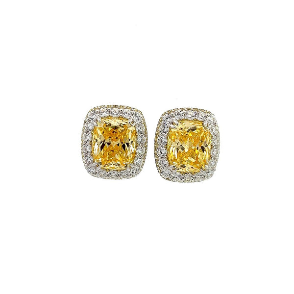 Festive Classy Cushion Cut Earrings