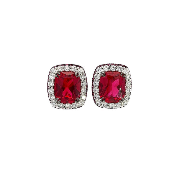 Festive Classy Cushion Cut Earrings