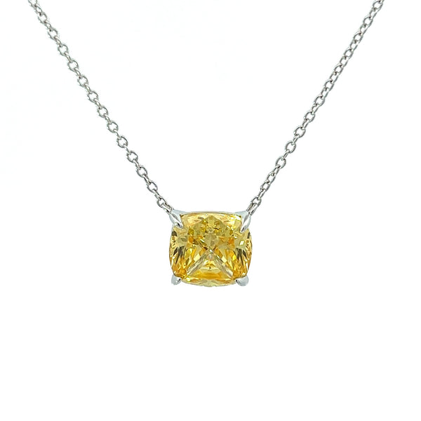 Classic Cushion Cut Necklace