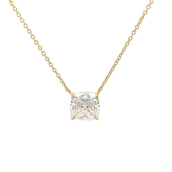 Classic Cushion Cut Necklace