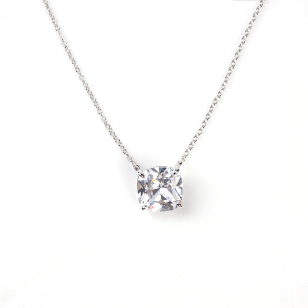 Classic Cushion Cut Necklace