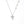 Daily White Cross Necklace 14.5 mm