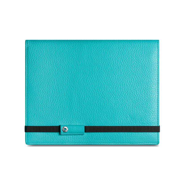 LÉMAN TURQUOISE leather notebook A5 Cover