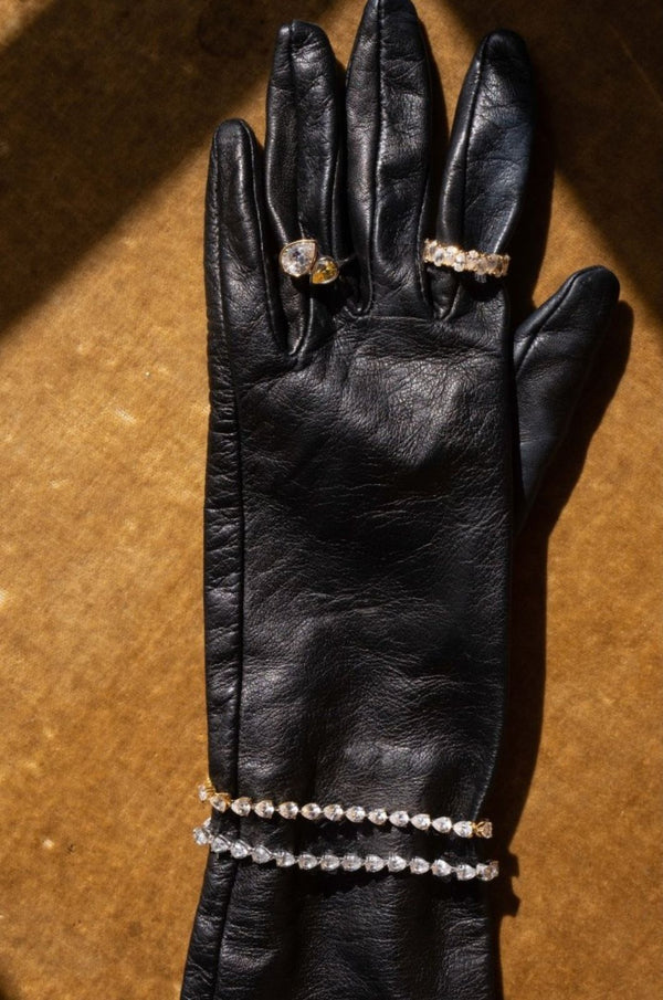 Frosted Teardrop Bracelet by Jourdan Sloane