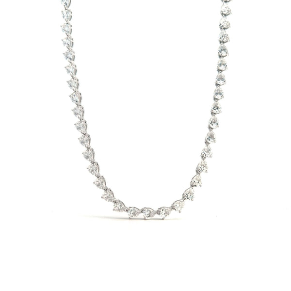 Frosted Teardrop Necklace by Jourdan Sloane