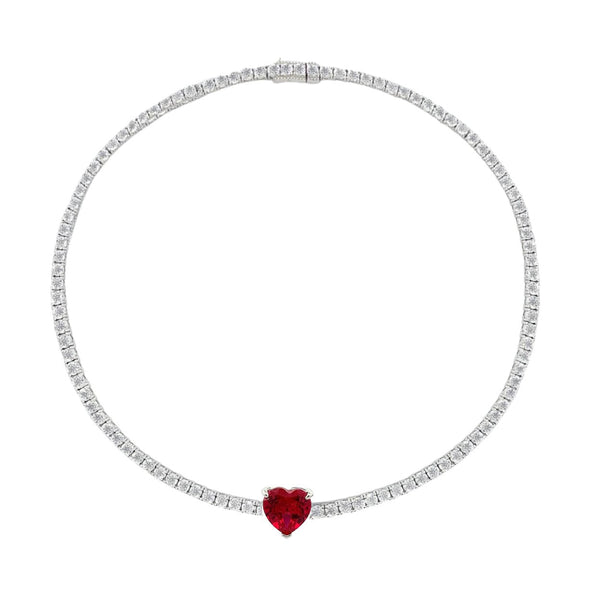Heart Tennis Choker