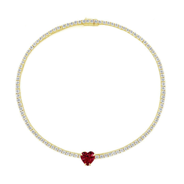 Heart Tennis Choker