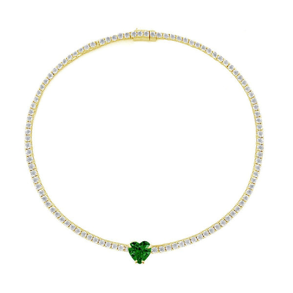 Heart Tennis Choker