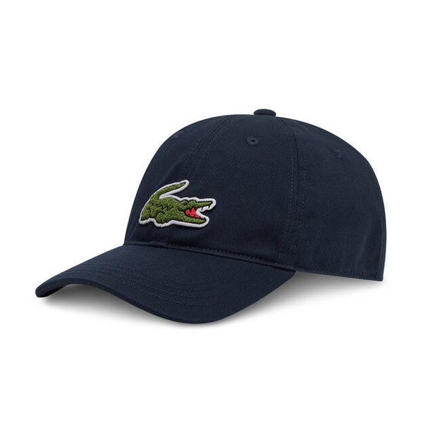 Crocodile Badge Cotton Twill Cap