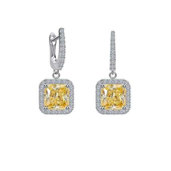 Square Leverback Earrings