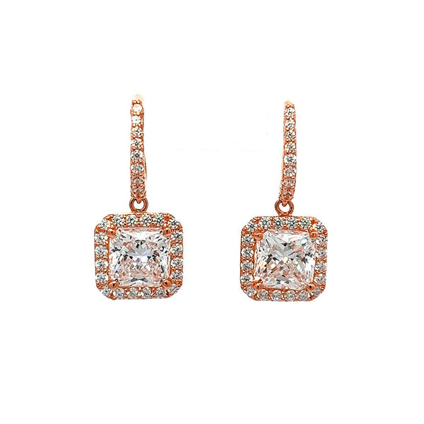 Square Leverback Earrings