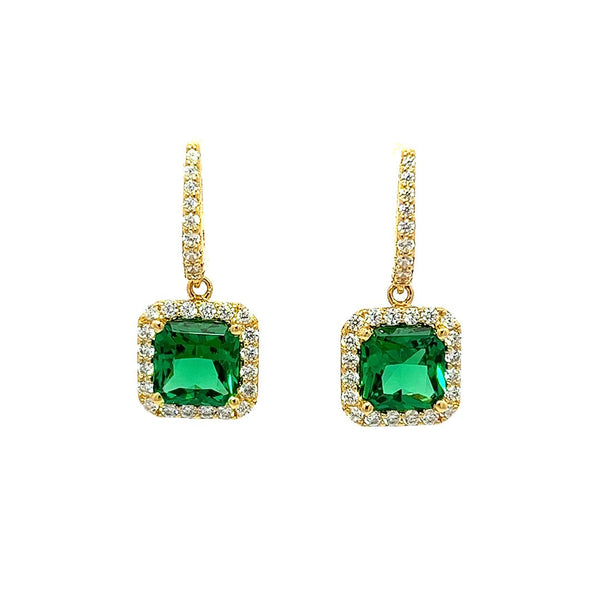 Square Leverback Earrings