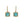 Square Leverback Earrings