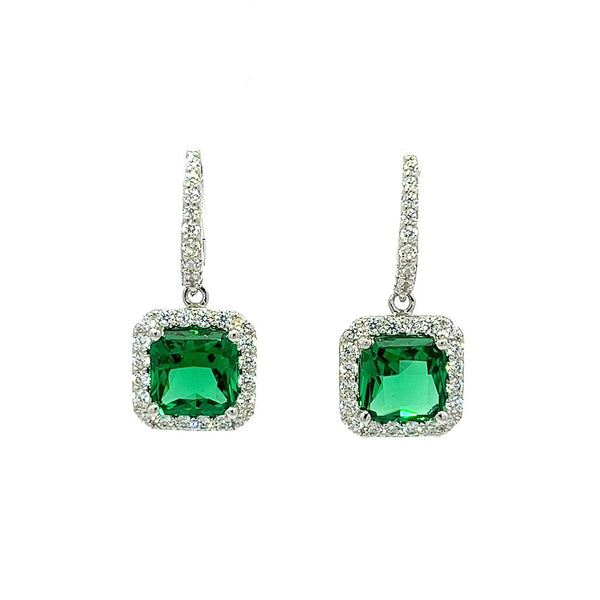 Square Leverback Earrings