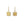Square Leverback Earrings