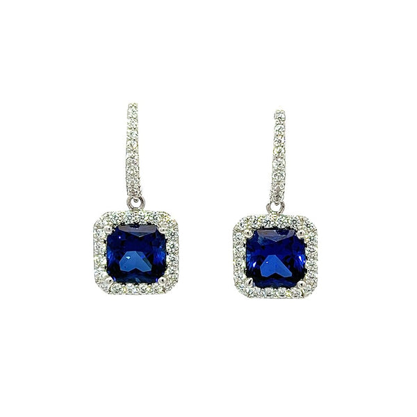 Square Leverback Earrings