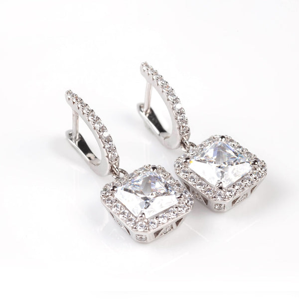 Square Leverback Earrings