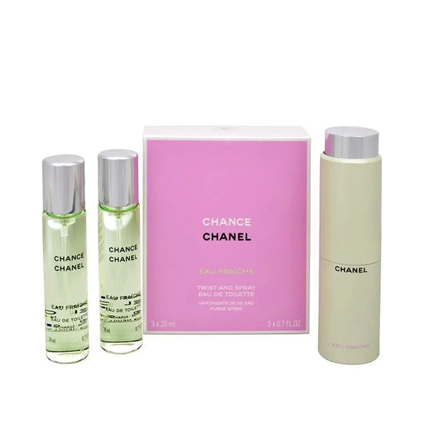 Chance Eau Fraîche Twist & Spray Set | 3x EdT 20ml | Women