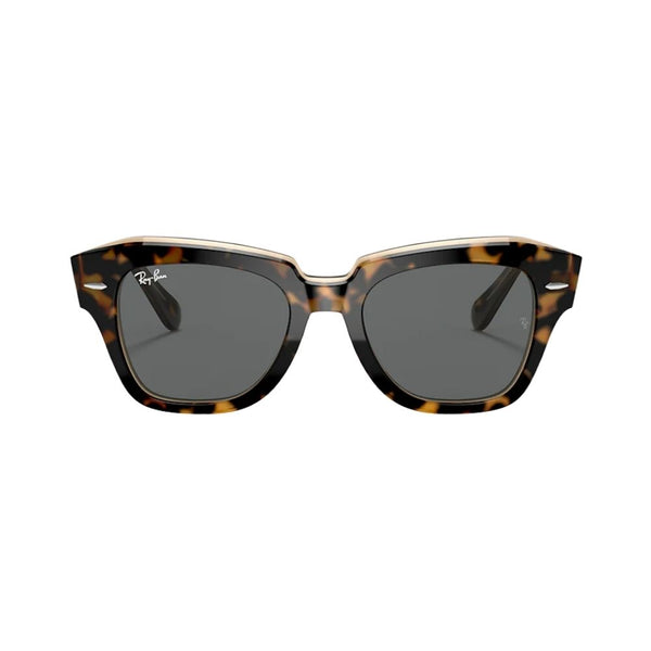 State Street Havana On Transparent Brown - Dark Grey | Crystal Standard