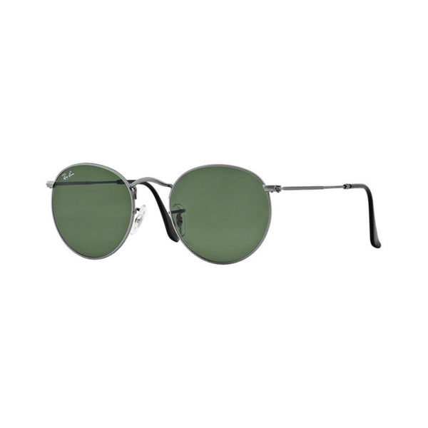 Round Metal Matte Gunmetal - G-15 Green | Crystal Standard