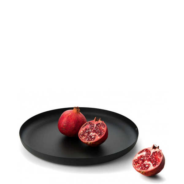 Round tray | Black
