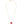 Yellow Gold Clover Necklace | Red Quartz